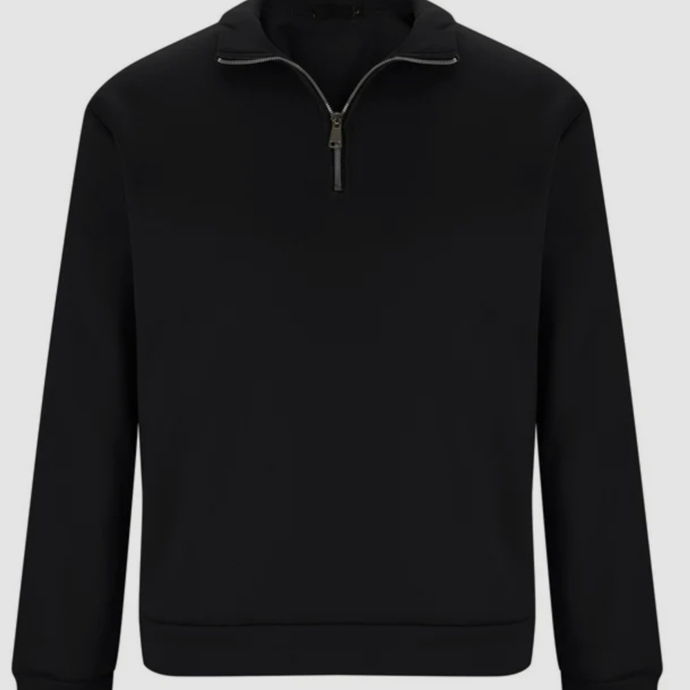 Walter Hagen Men's Black Zip-Up Sweater